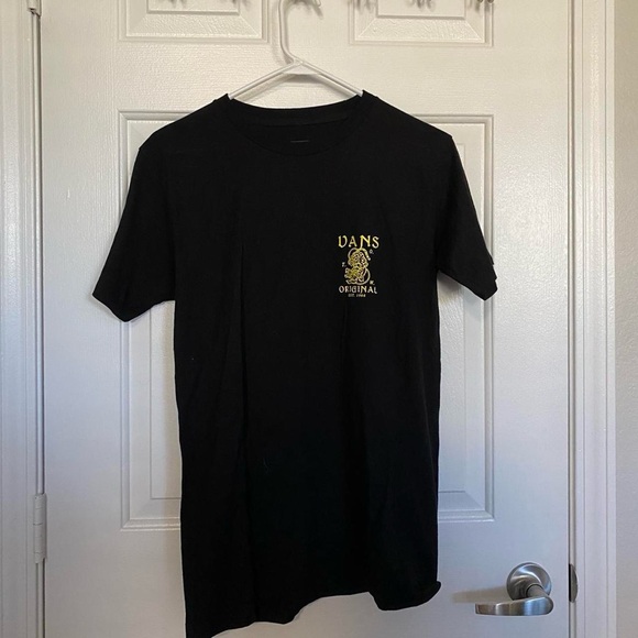 BRAND NEW Black Vans Original Off The Wall Tiger Graphic T Shirt - Picture 2 of 3